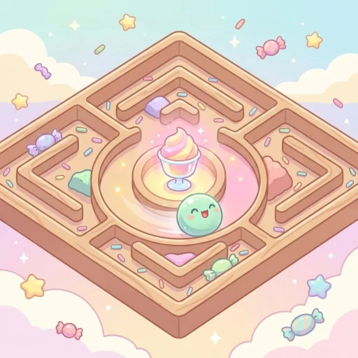 Mochi Roll - free tilt-the-maze marble puzzle game