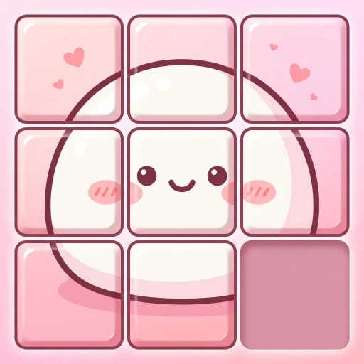 Mochi Slide - free sliding picture puzzle game