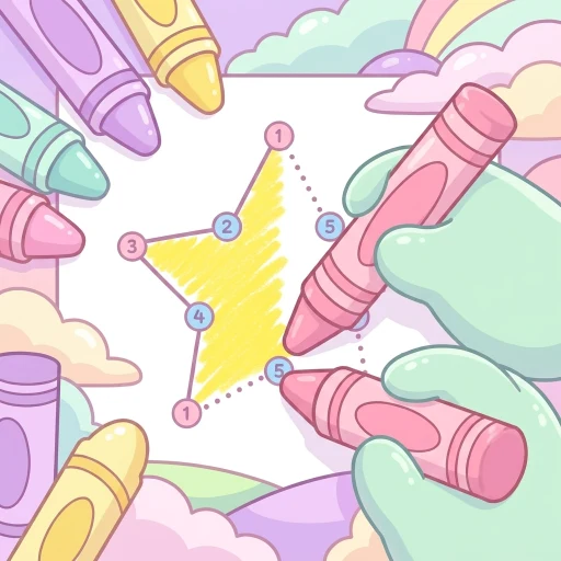 Mochi Trace - free connect-the-dots drawing game