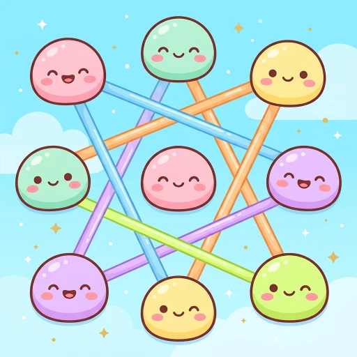 Mochi Untangle - free planarity untangle puzzle game